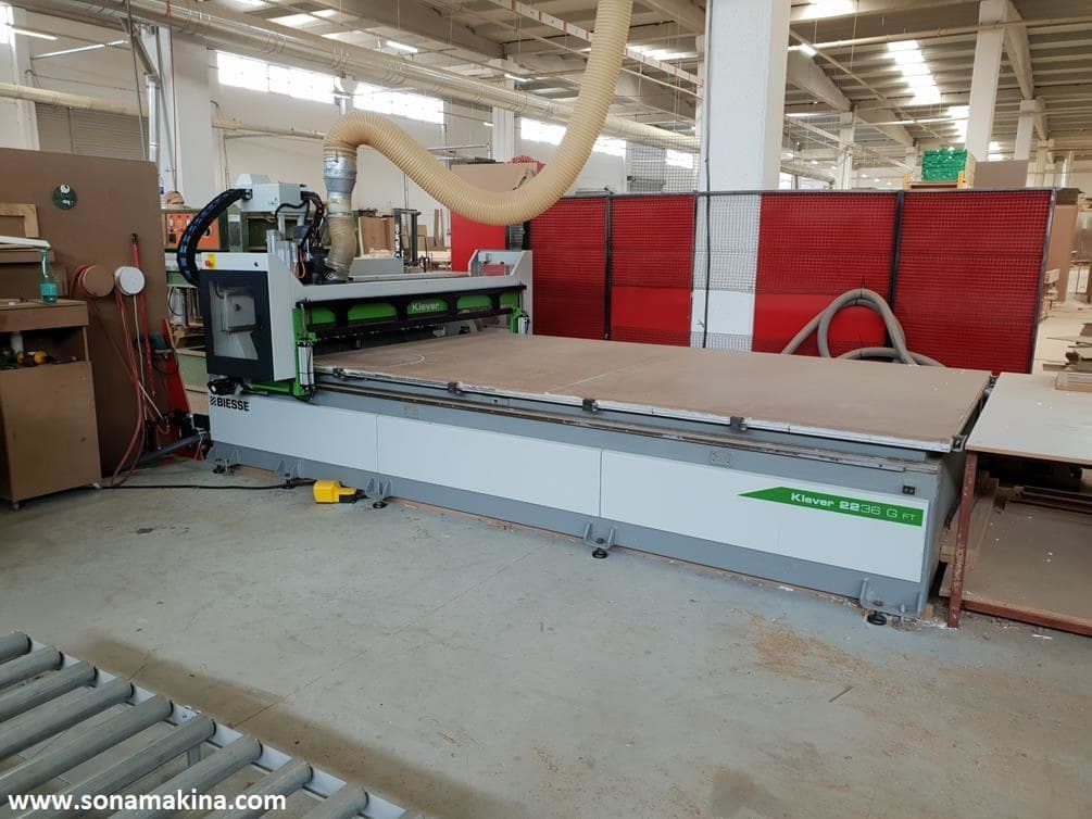 BIESSE Klever 2236 G FT Flat Düz Tabla Cnc (2016) İLK EL