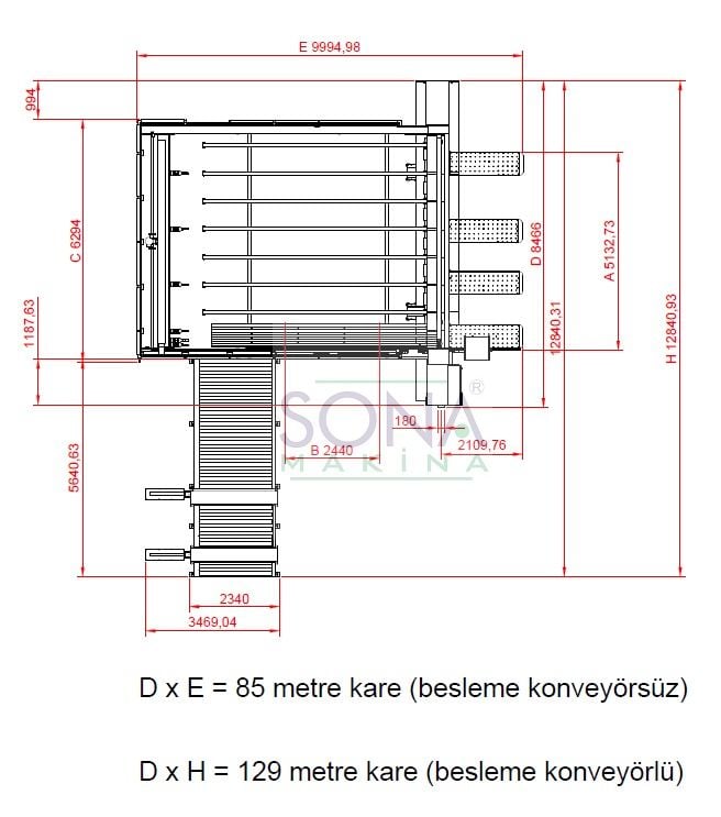 Biesse Selco WNT 600 Asansörlü Panel Ebatlama Makinesi (2004) İLK EL Büyük Ölçü