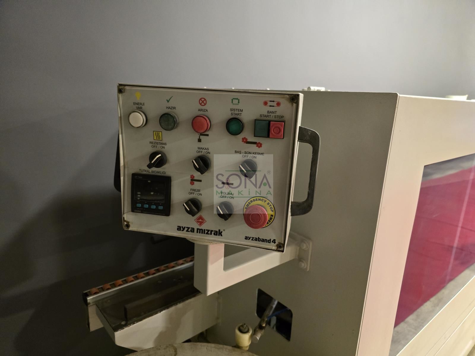 Ayza Mızrak 4 Kenar Bantlama Makinesi (2013)