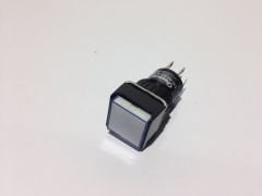 BEYAZ KARE BUTON YAYLI (16mm)