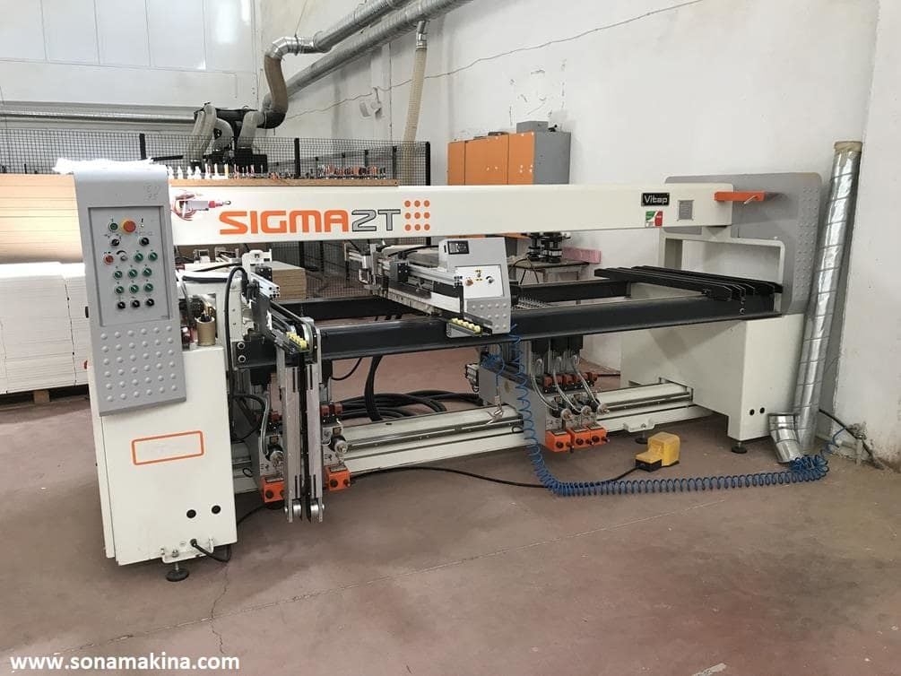 VITAP Sigma 2T 5+2 Çoklu Delik Makinesi (2012) (İLK EL)