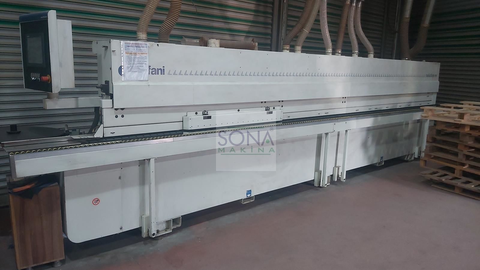 Stefani Solution MD Kenar Bantlama Makinesi (2016) Ön Freze, Kanal Açma (İLK EL)