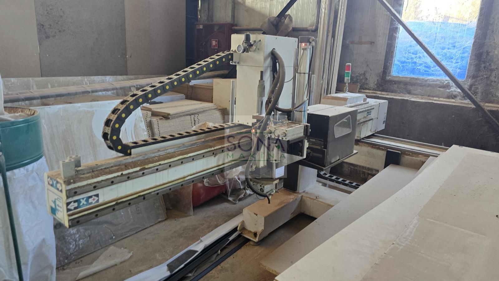 Yazgan Sudiao S6-2142 Flat Düz Tabla Cnc (2024) İLK EL (Yükleme+Boşaltma+Barkod)