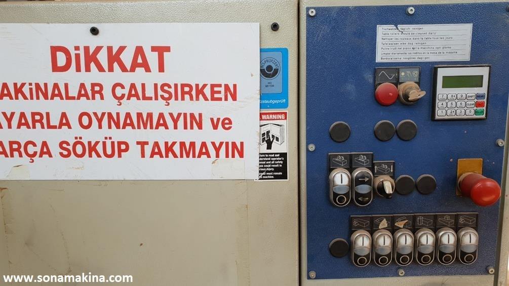 Weinig Unimat 1000 Profil Makinesi (2005) 6 Kafa (İLK EL)