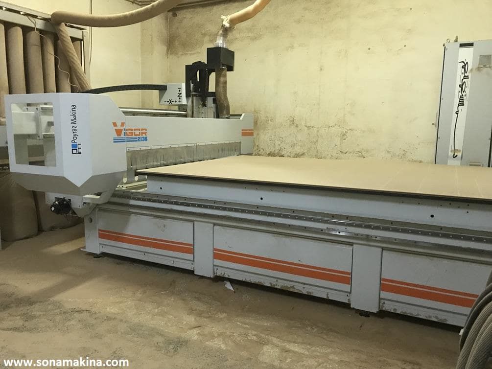 POYRAZ MAKİNA VIGOR 2136 FLAT DÜZ TABLA CNC (2018) İLK EL