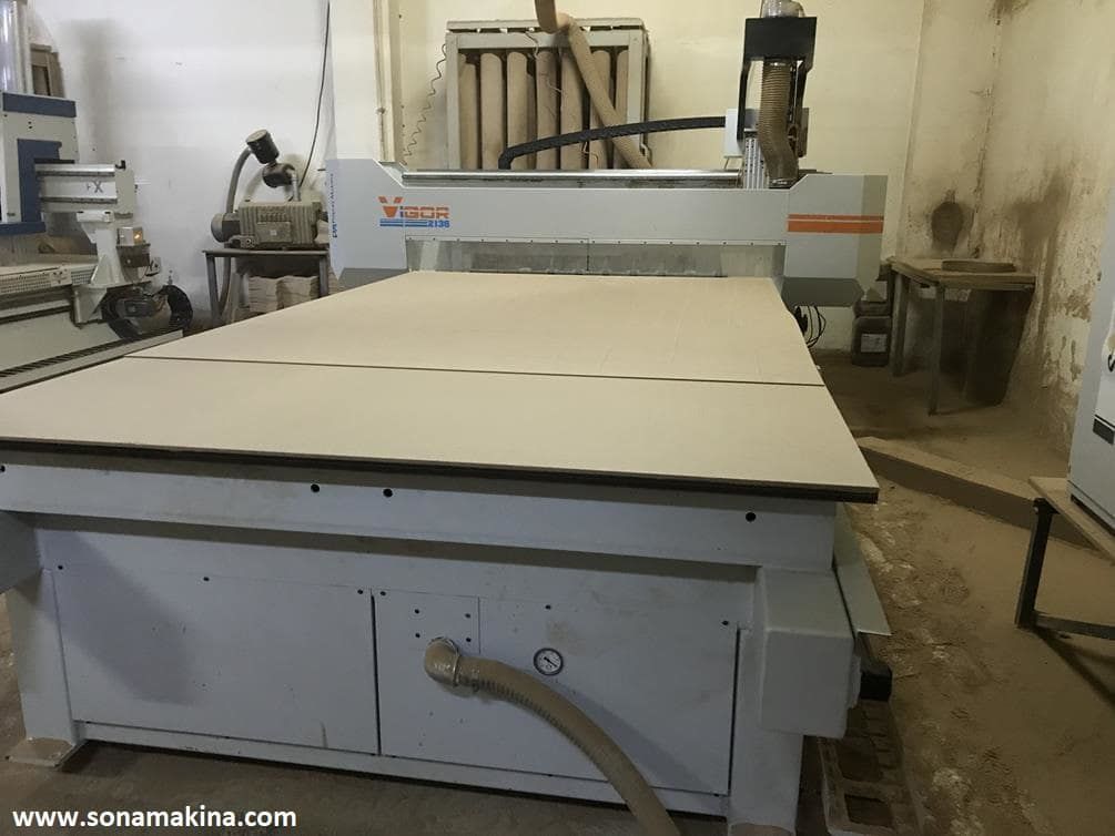 POYRAZ MAKİNA VIGOR 2136 FLAT DÜZ TABLA CNC (2018) İLK EL