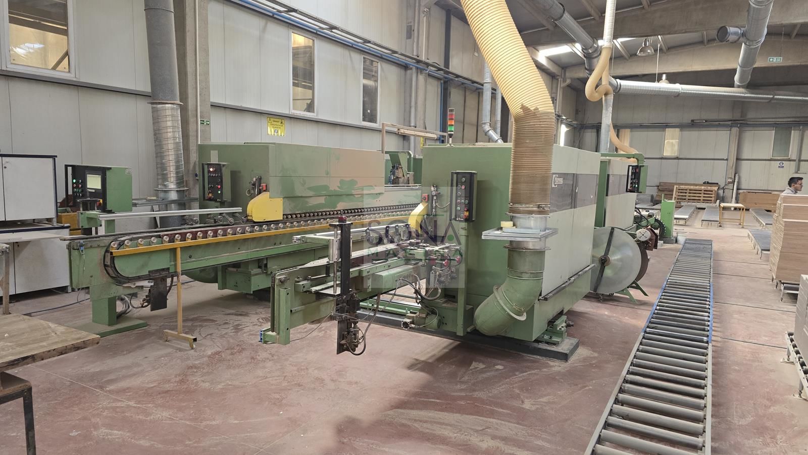 Homag KF 20/21/QA/20  Çift Kenar Bantlama Makinesi (1995) Arka Makina (Full revizyonlu)(Kopya)
