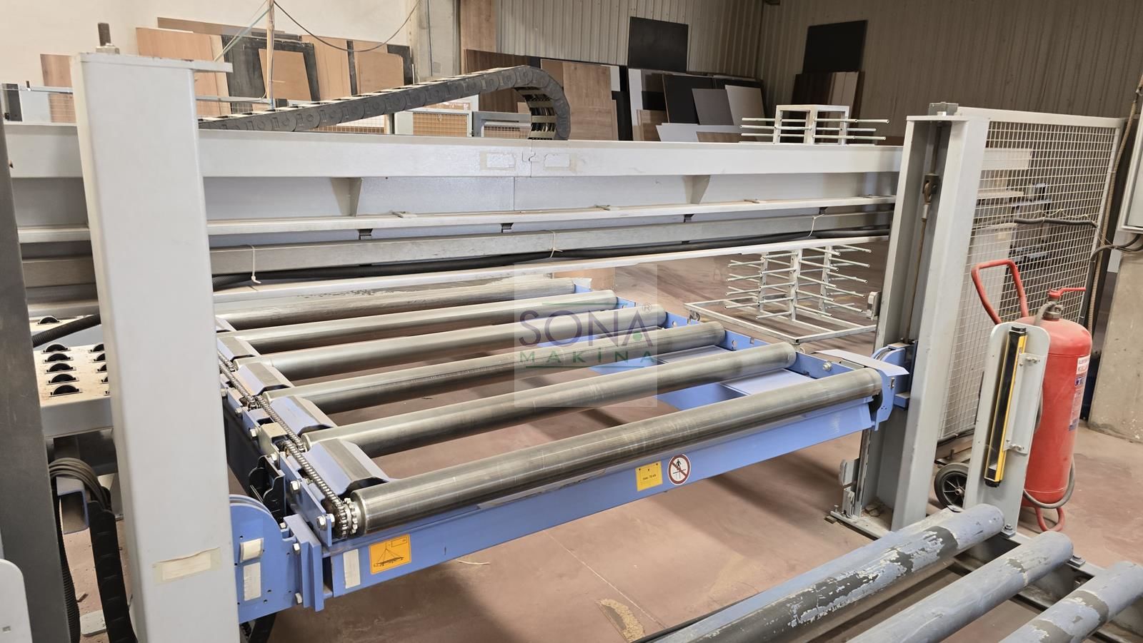 Holzma Optimat HPL 430/43/22 Asansörlü Ebatlama Makinesi (2011) İlk EL