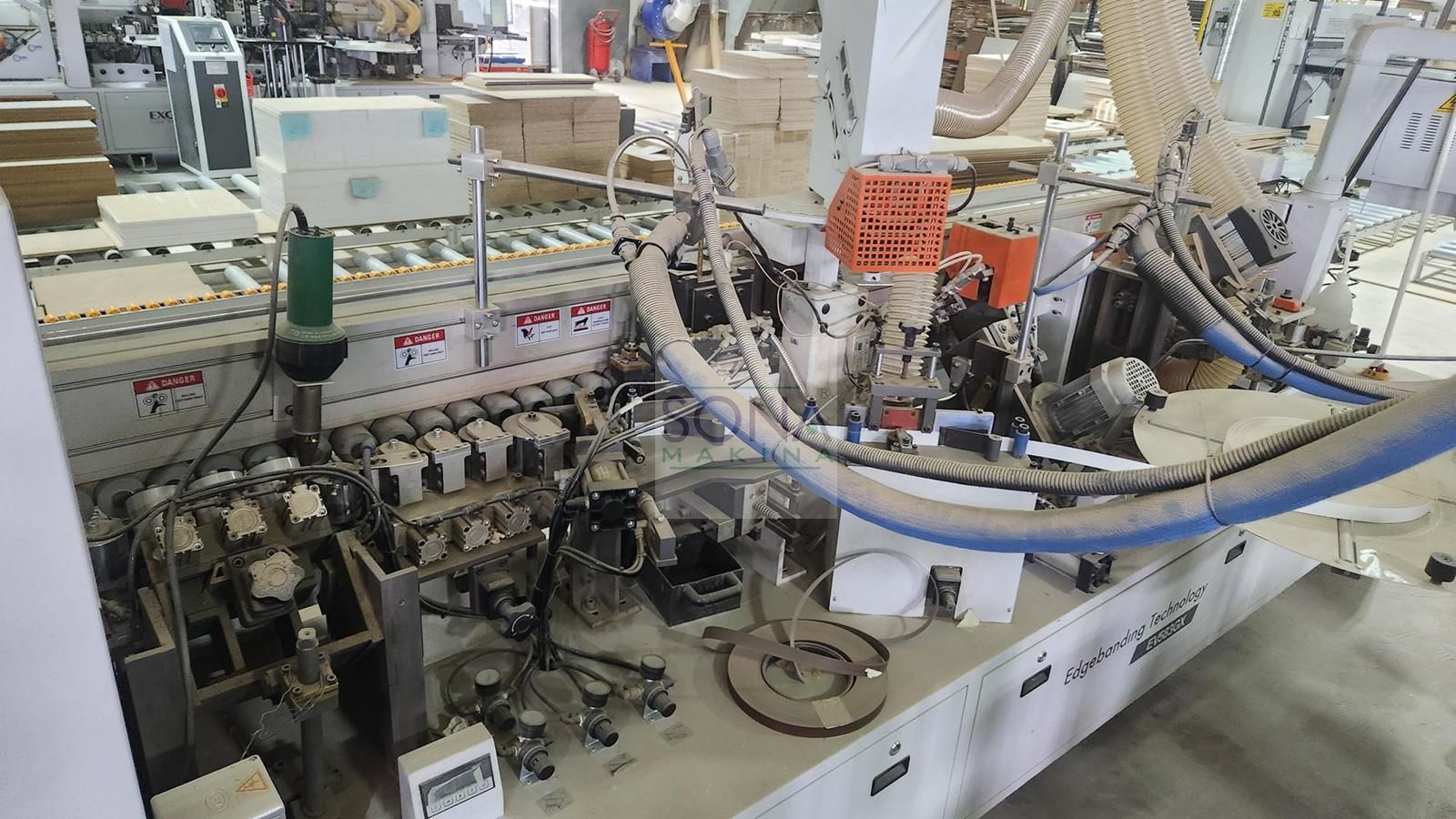 Exitech EV583 GX Poliüretan 45 Derece Kenar Bantlama Makinesi  (2019) İLK EL