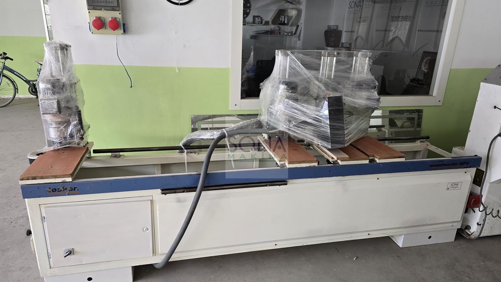 Toskar Woodmaster HP4 Tas Menteşe 4 kafa delik (2016) İLK EL