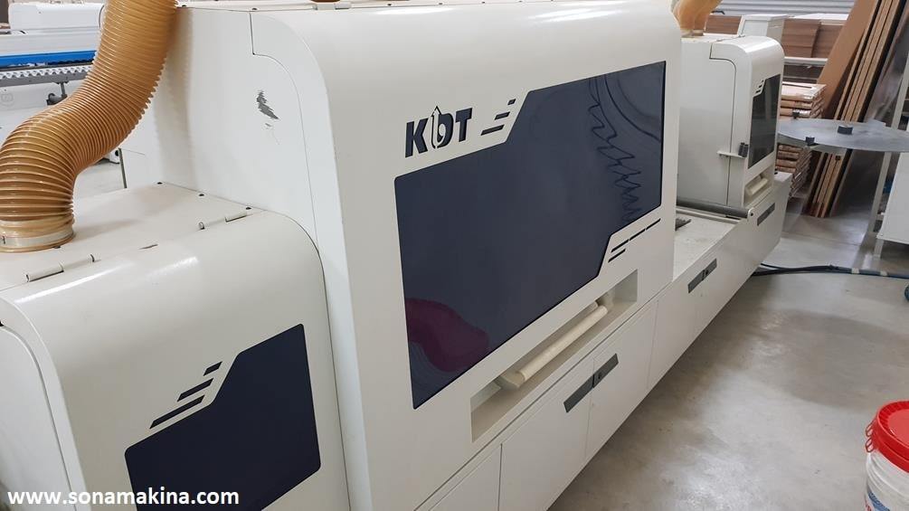 KDT EDGETECH Kenar Bantlama Makinesi (2016) Ön Frezeli, Kanal Açma (İLK EL)