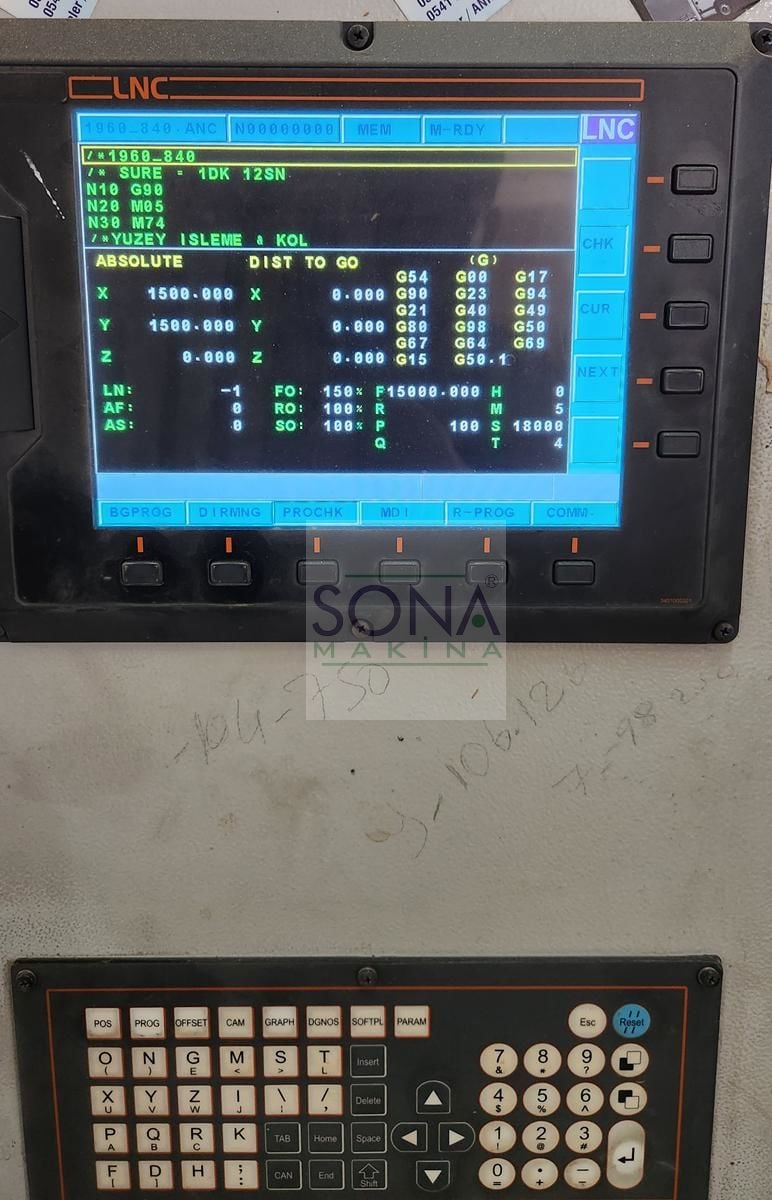 Mur CNC KSG 2136 Düz Tabla CNC Makinesi (2015)