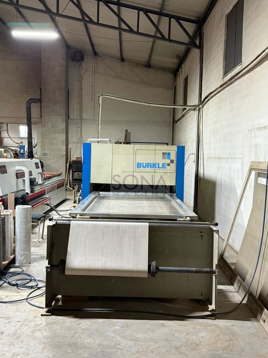 Burkle TYPE M8 Membran Vakum Pres 2 Tabla 1400x2420 (2005)