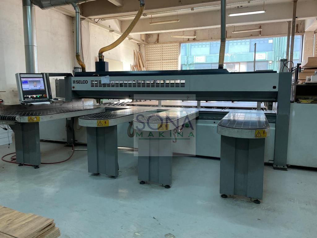 BIESSE Selco WNT 750 Twin Pusher Asansörlü Panel Ebatlama Makinesi (2014) İLK EL