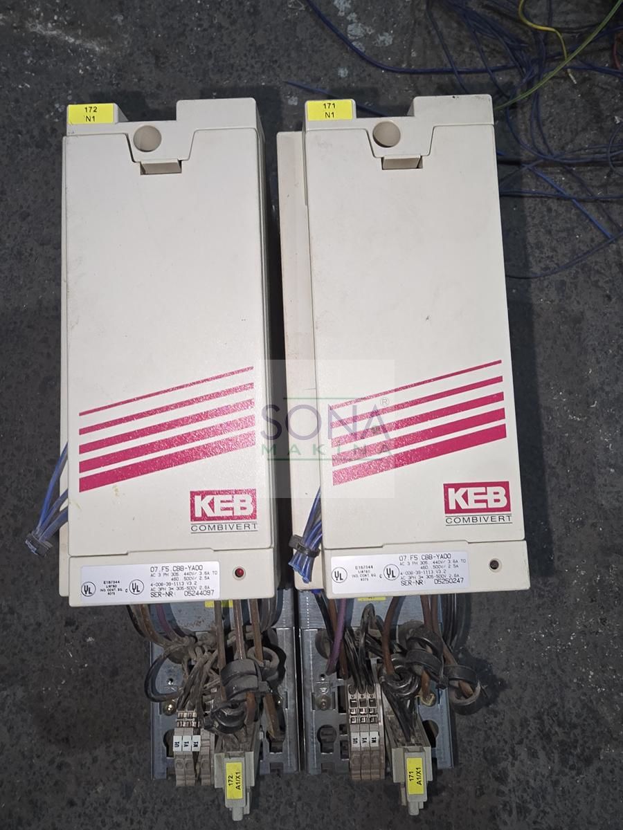 Keb F5 Frekans invertörü 0,75 Kw (Sürücü) 07.F5.CBB-YA00