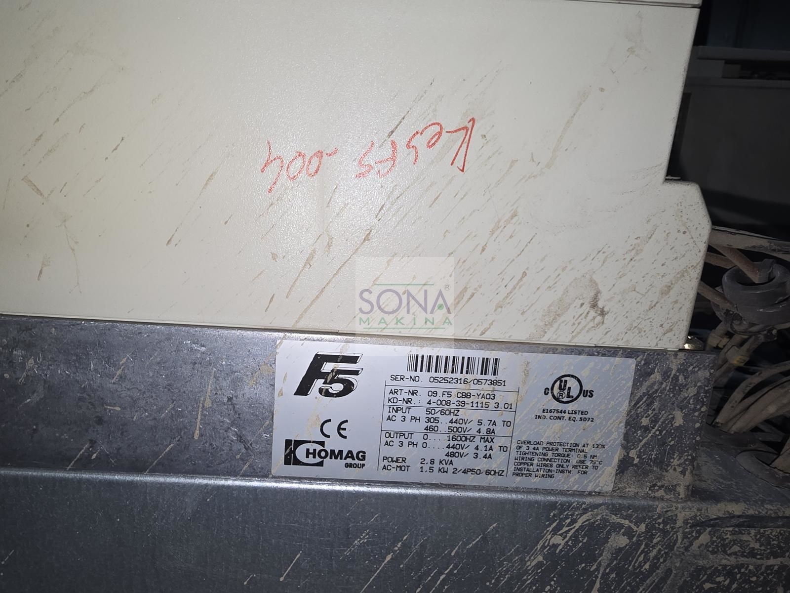 Keb F5 Frekans invertörü 1,5 Kw (Sürücü)