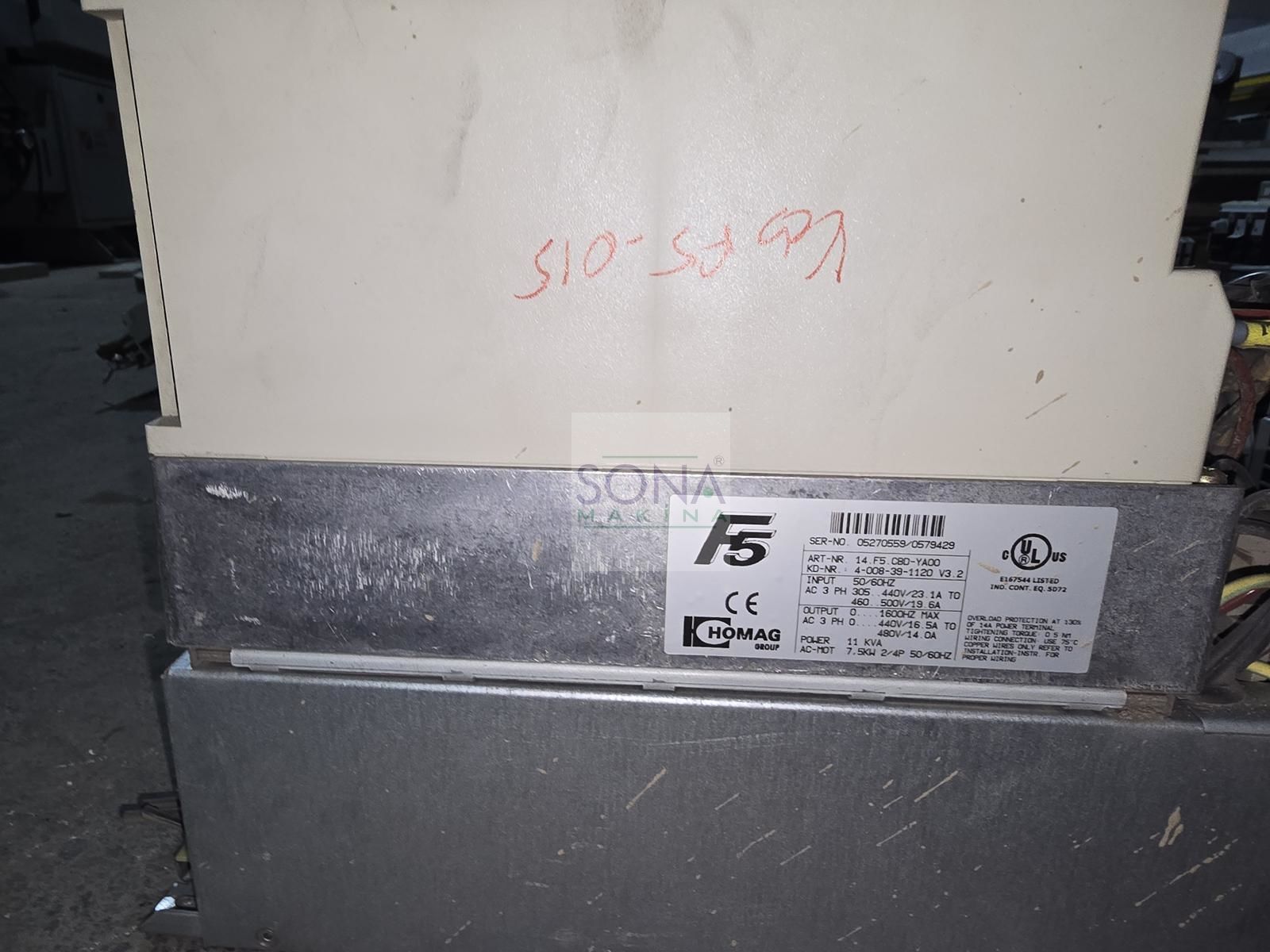 Keb F5 Frekans inverter 7,5 Kw (Sürücü) 14.F5.CBD-YA00