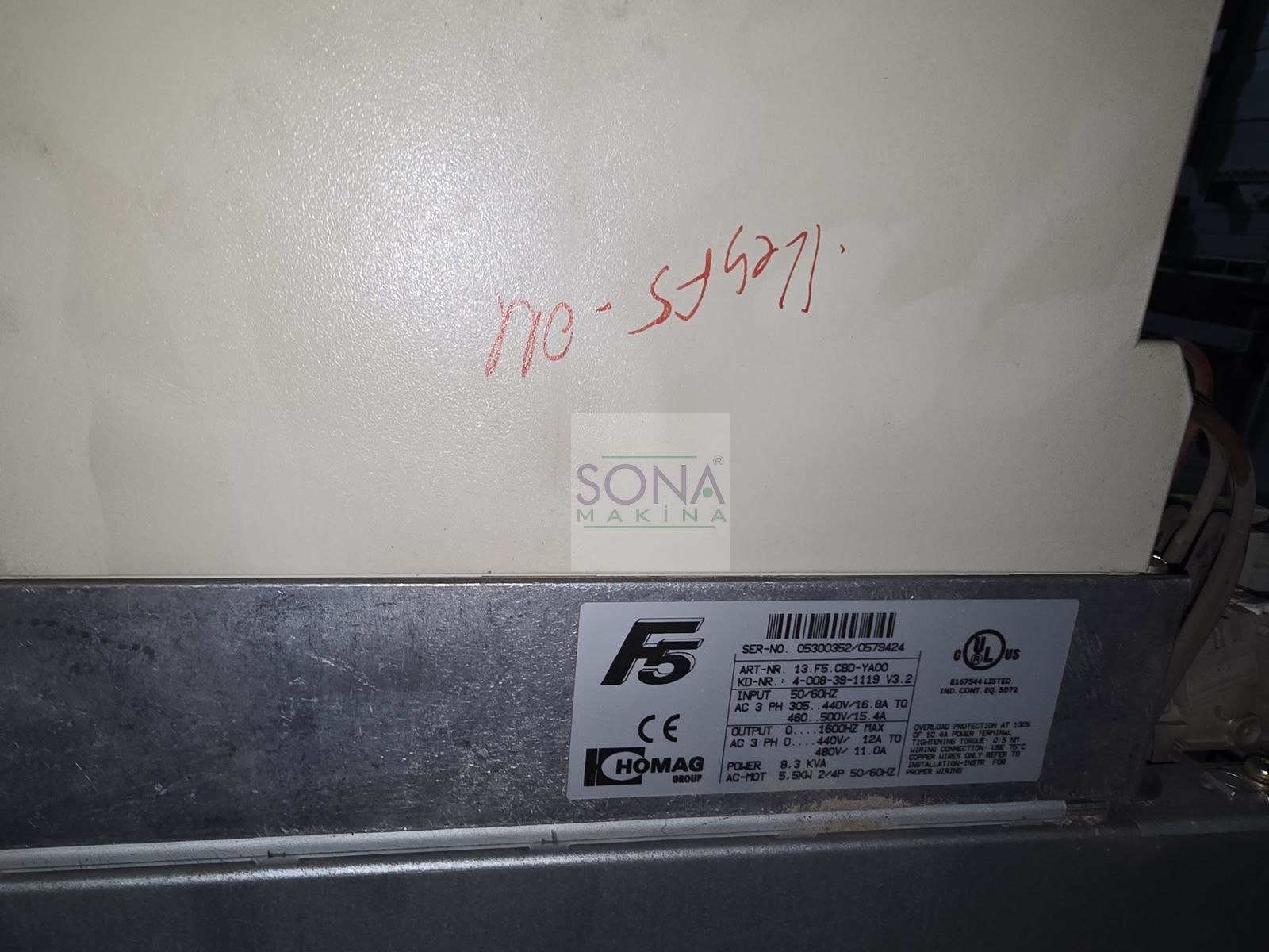 Keb F5 Frekans inverter 5,5 Kw (Sürücü) 13.F5.CBD-YA00