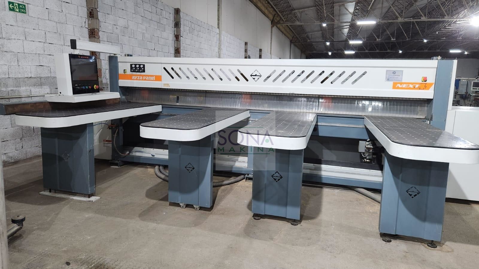 Ayza Mızrak Next 4 Panel Ebatlama Makinesi 4 Keser (2016)