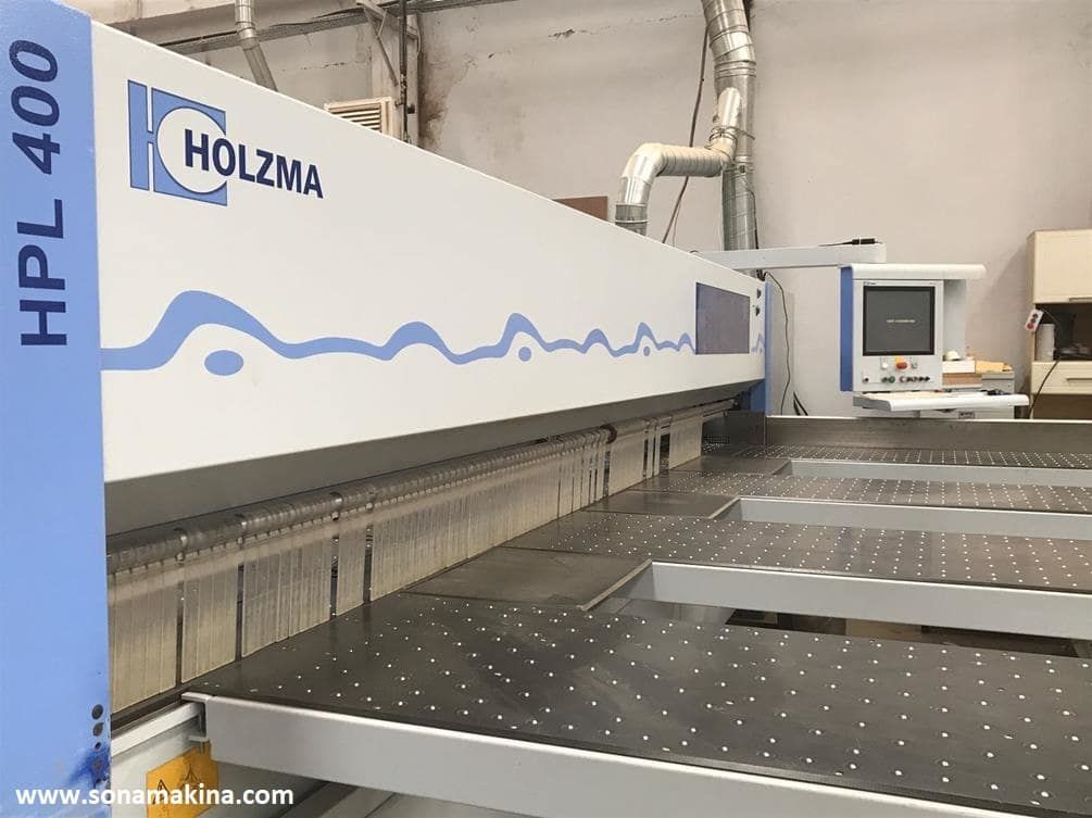 HOLZMA Optimat HPL 400/43/22 Asansörlü Panel Ebatlama Makinesi (2014)
