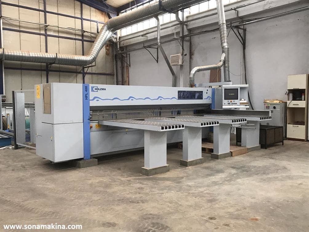 HOLZMA Optimat HPL 400/43/22 Asansörlü Panel Ebatlama Makinesi (2014)