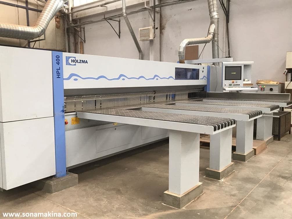 HOLZMA Optimat HPL 400/43/22 Asansörlü Panel Ebatlama Makinesi (2014)
