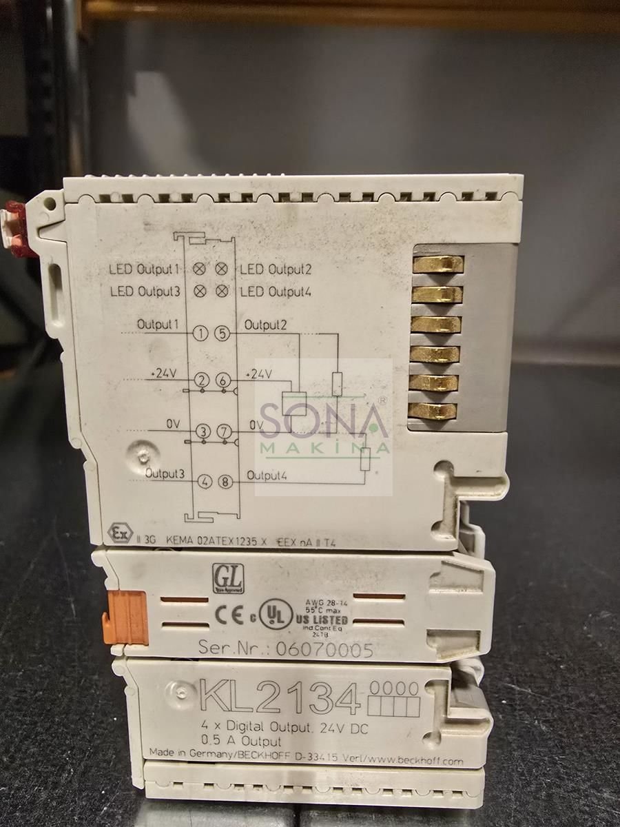 Beckhoff KL 2134 4x Digital Output 24V DC