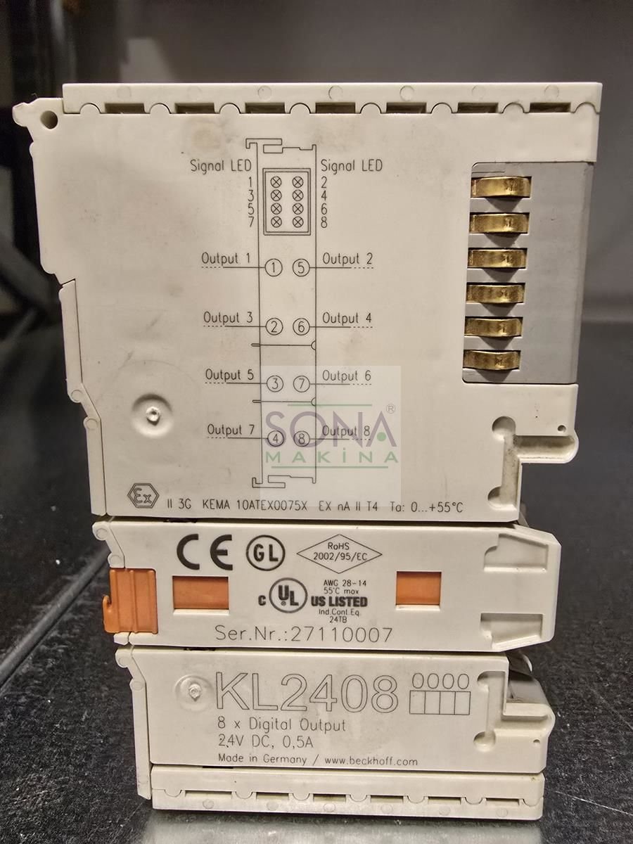 Beckhoff KL 2408 8x Digital Output 24V DC