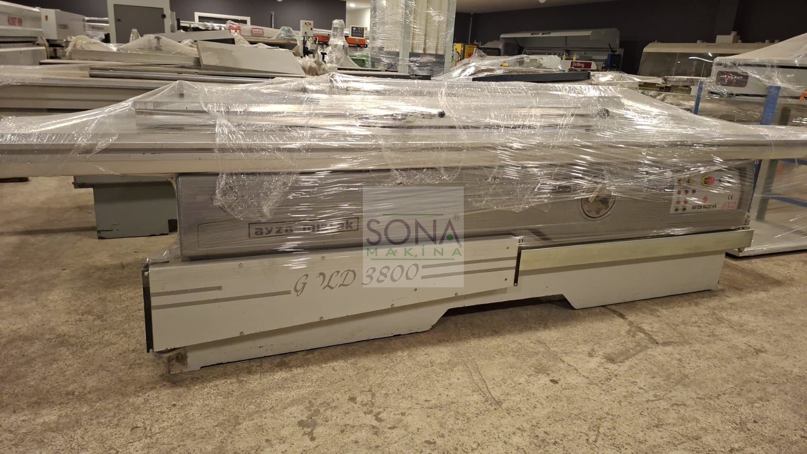 Ayza Mızrak Yatar Daire Makinesi Gold 3800 (İLK EL)