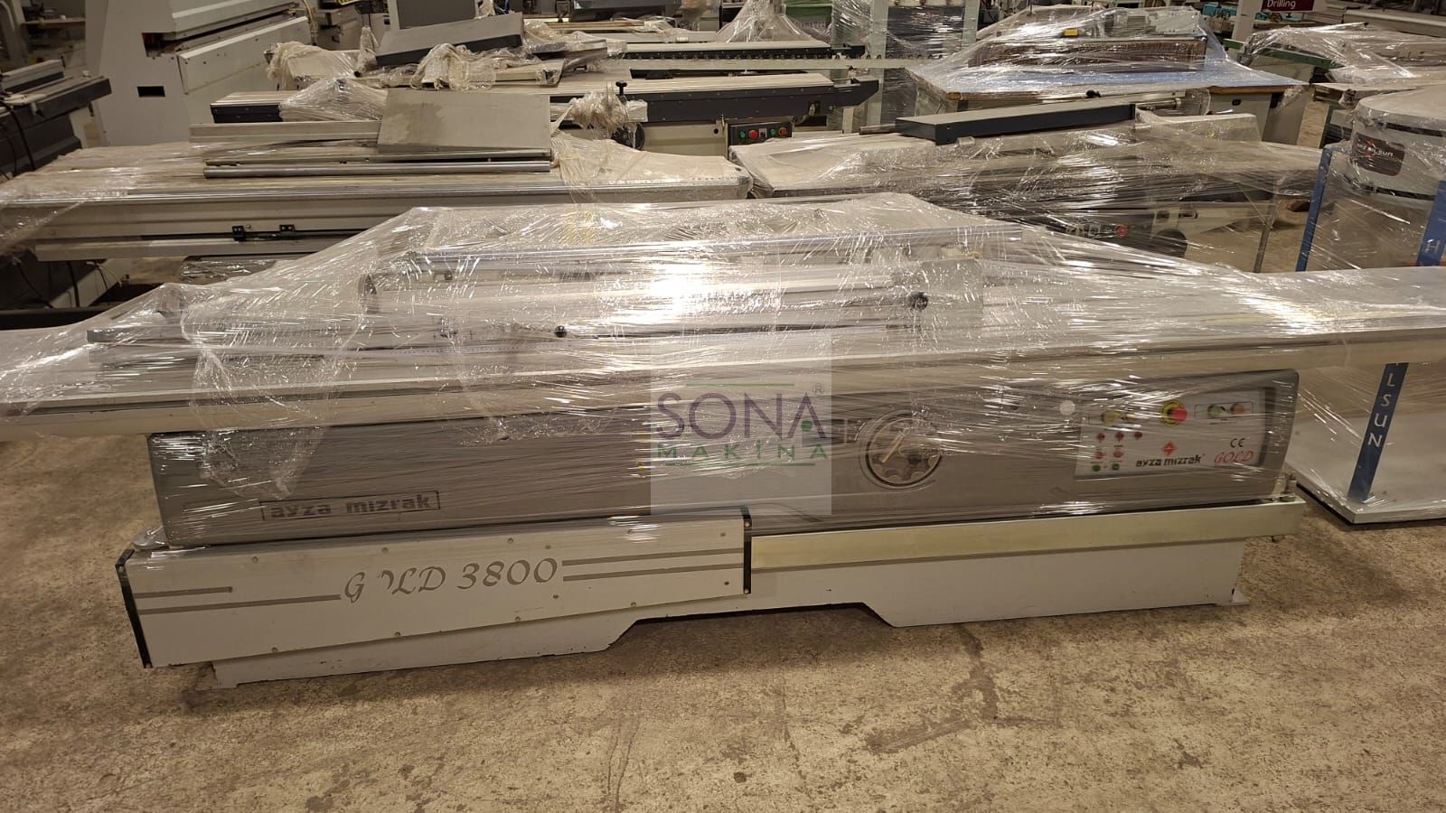 Ayza Mızrak Yatar Daire Makinesi Gold 3800 (İLK EL)