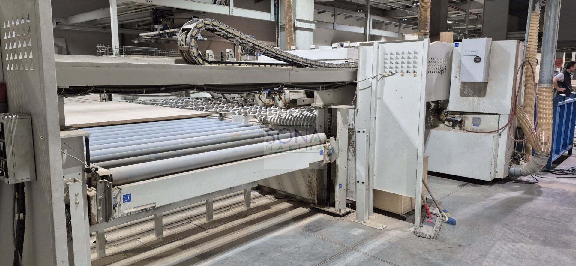 Gabbiani Galaxy T3 110 Twin Pusher Asansörlü Panel Ebatlama Makinesi (2010) İLK EL