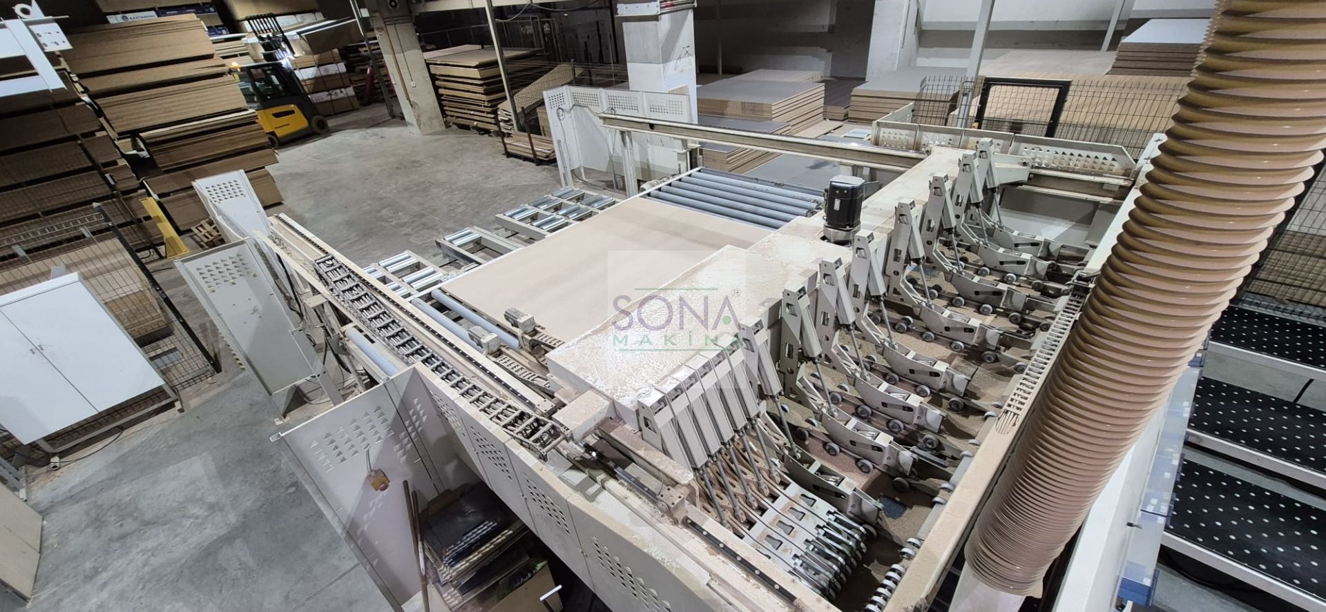 Gabbiani Galaxy T3 110 Twin Pusher Asansörlü Panel Ebatlama Makinesi (2010) İLK EL