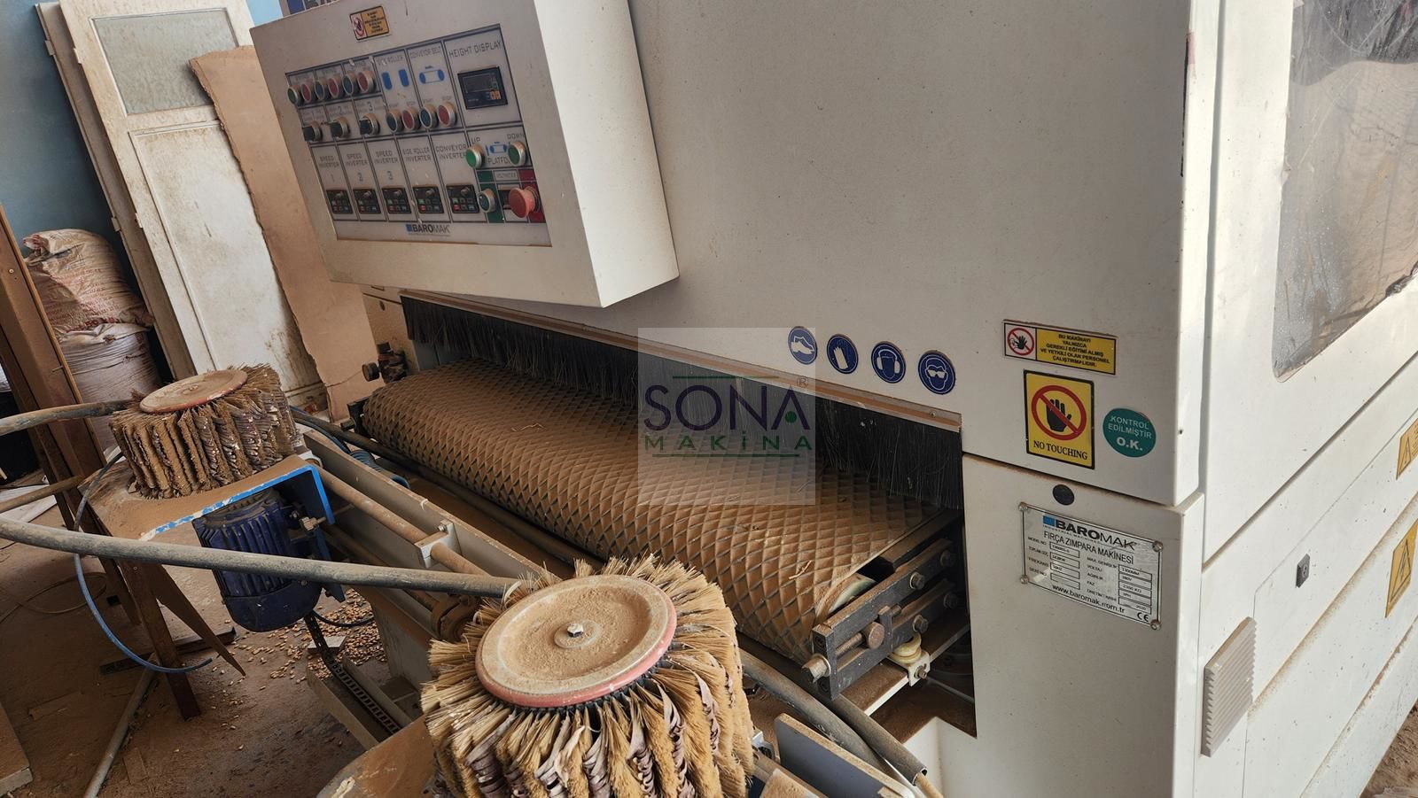 Baromak 1300 BS-S Fırça Zımpara Makinesi (2020) İLK EL