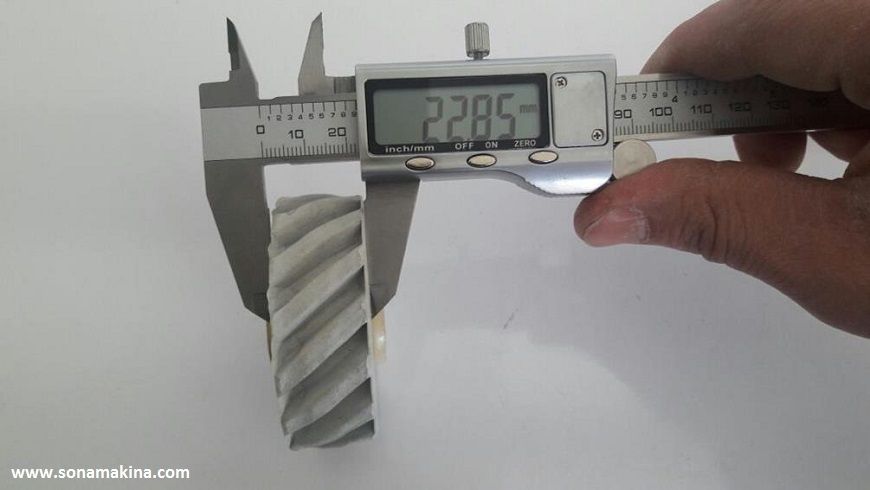 KENAR BANTLAMA ÜST TEKER 65 X 20 X 22