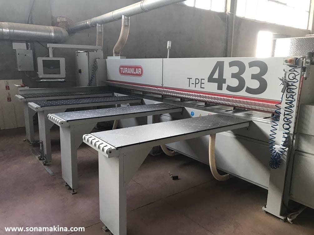TURANLAR T-PE-433 Panel Ebatlama Makinesi (2020) İLK EL (1 AYLIK)