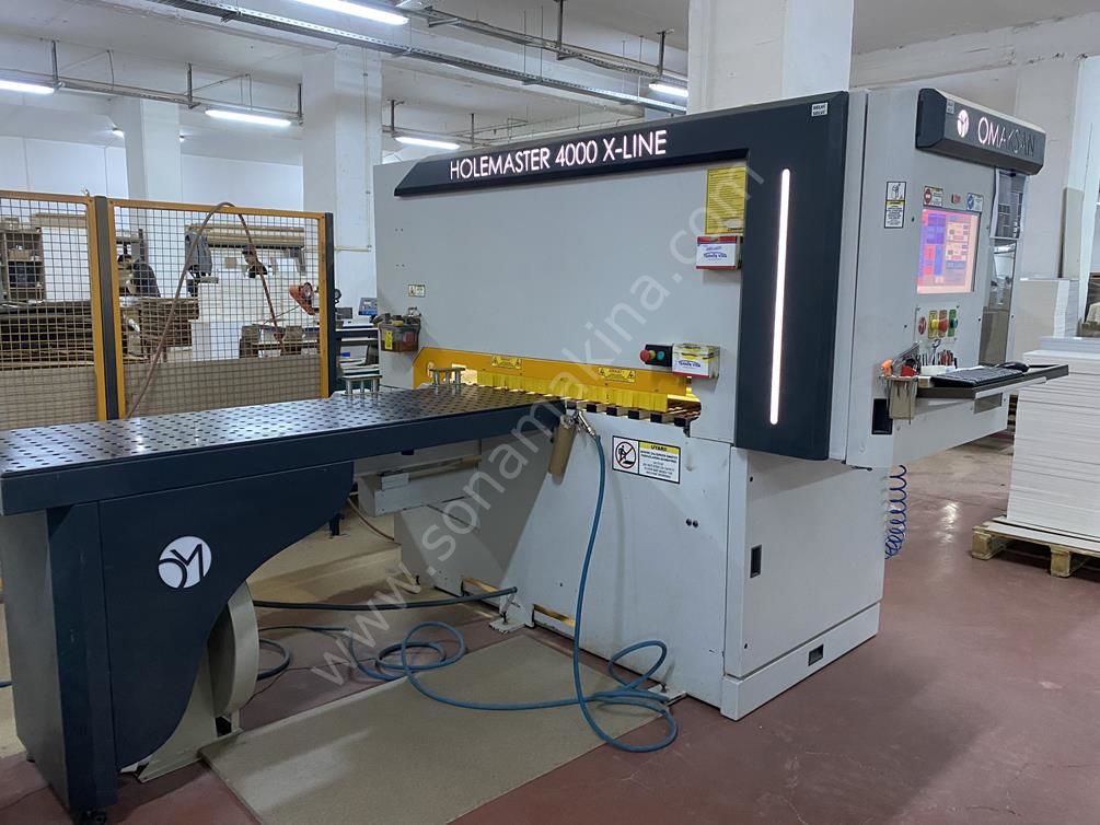 Omaksan Holemaster 4000 Xline Cnc Delik Makinesi (2017) İLK EL