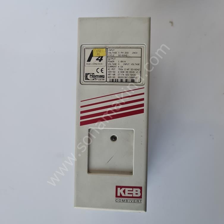 Keb F4 Frekans invertörü 0.75 Kw (Sürücü)