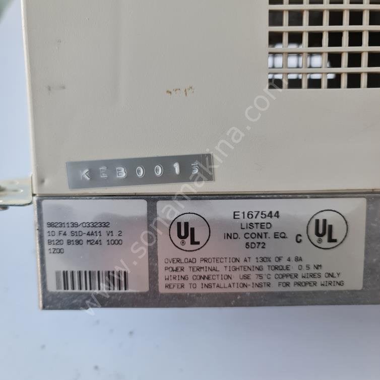 Keb F4 Frekans invertörü 2.2 Kw (Sürücü)