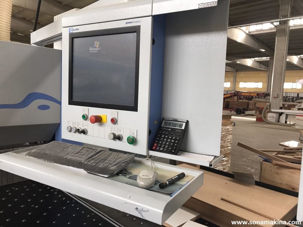 HOLZMA Profiline HPL 430/43/22 Asansörlü Panel Ebatlama Makinesi(Power Concept,Çevirmeli(2012)