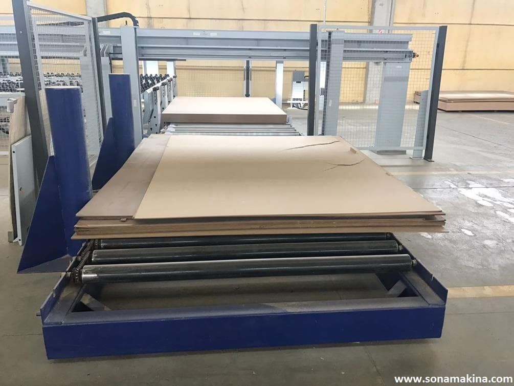 HOLZMA Profiline HPL 430/43/22 Asansörlü Panel Ebatlama Makinesi(Power Concept,Çevirmeli(2012)