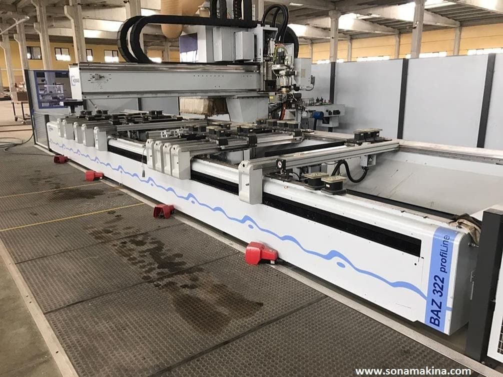 HOMAG Baz 322 /60/AP Profiline Bantlamalı Cnc (2012) İLK EL