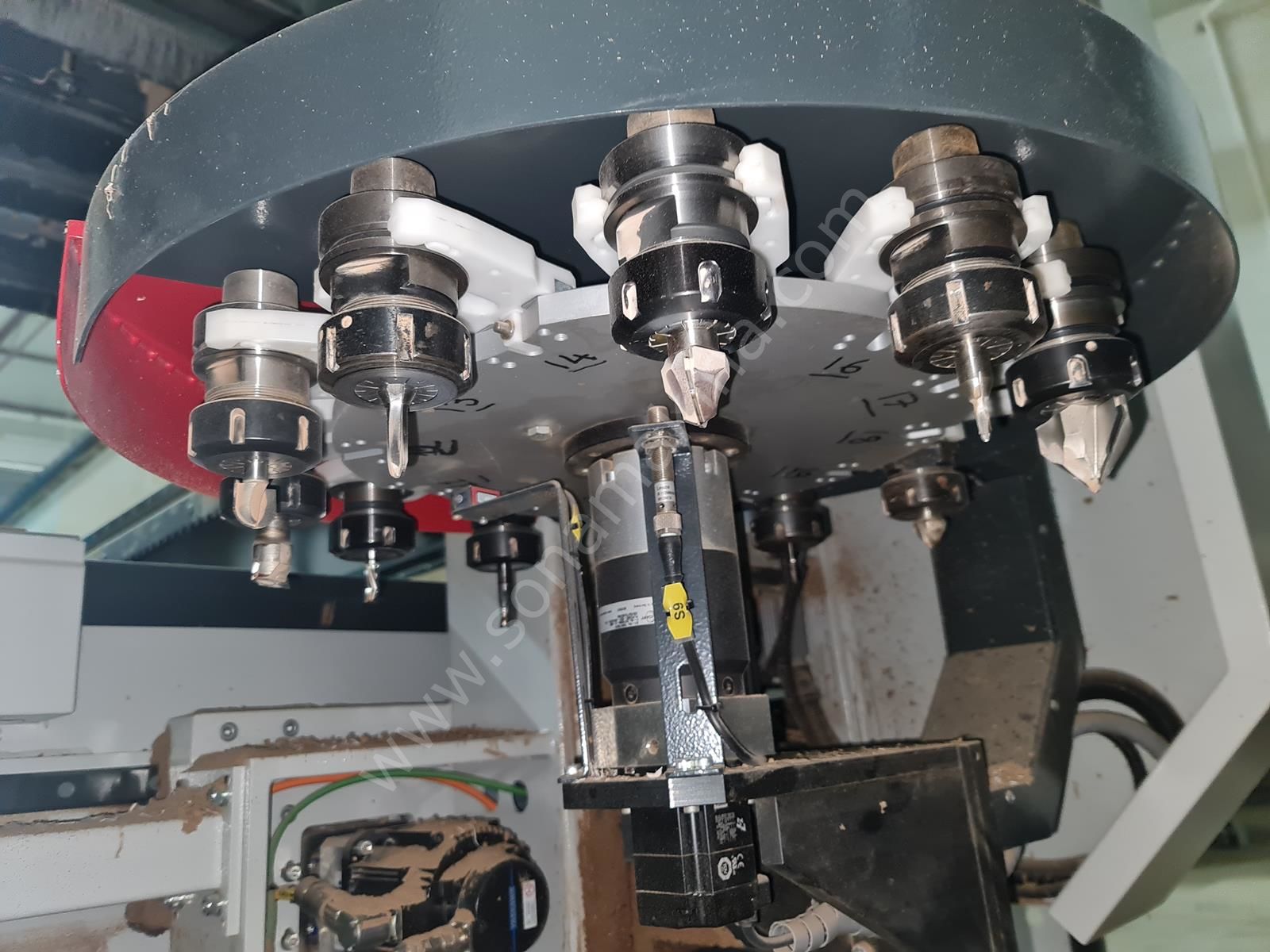 AES Raptor Cabinet Ultra 2136 Flat Düz Tabla Cnc (2021) Delik Gurubu+Boşaltma (İLK EL)