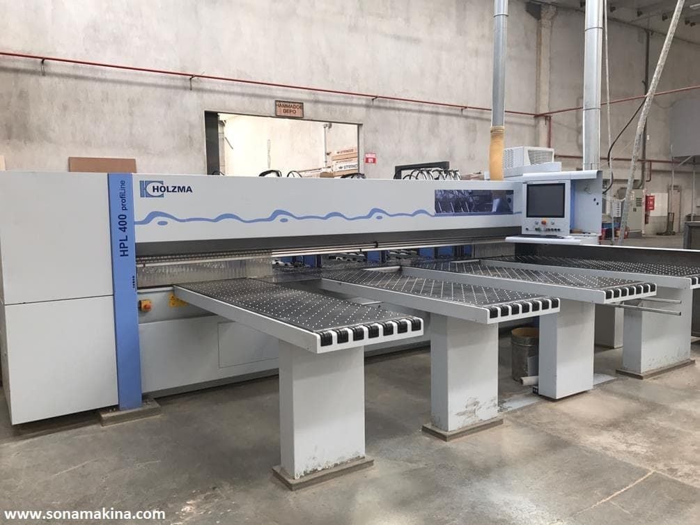 HOLZMA Profiline HPL 400/43/22 Asansörlü Panel Ebatlama Makinesi (2013) İLK EL