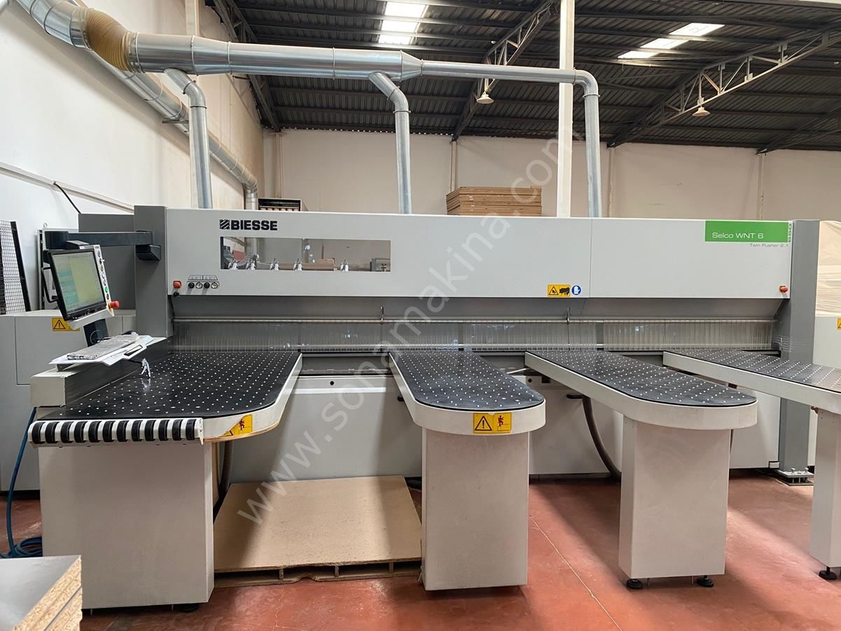 Biesse Selco WNT 6 (650) Twin Pusher 2.1 Asansörlü Panel Ebatlama Makinesi (2020) İLK EL