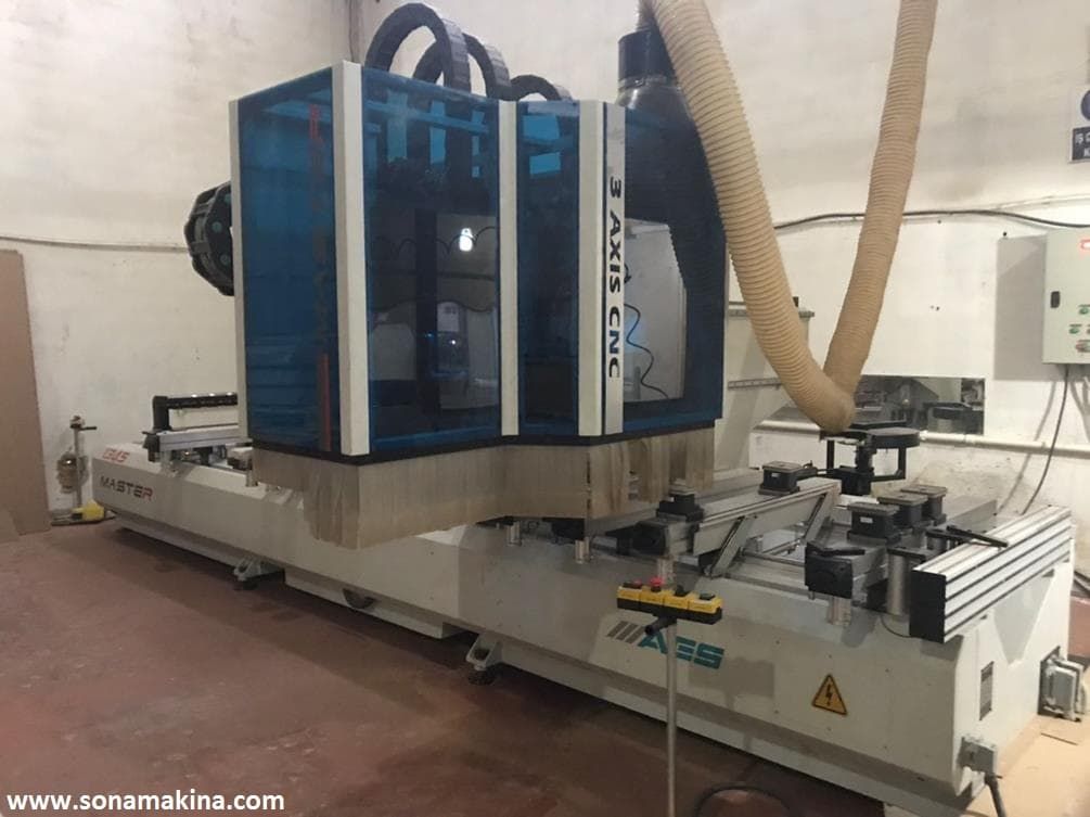 AES VEGA MASTER 1345 CNC (2013) (YATAY FREZELİ+DELİK GRUPLU) İLK EL