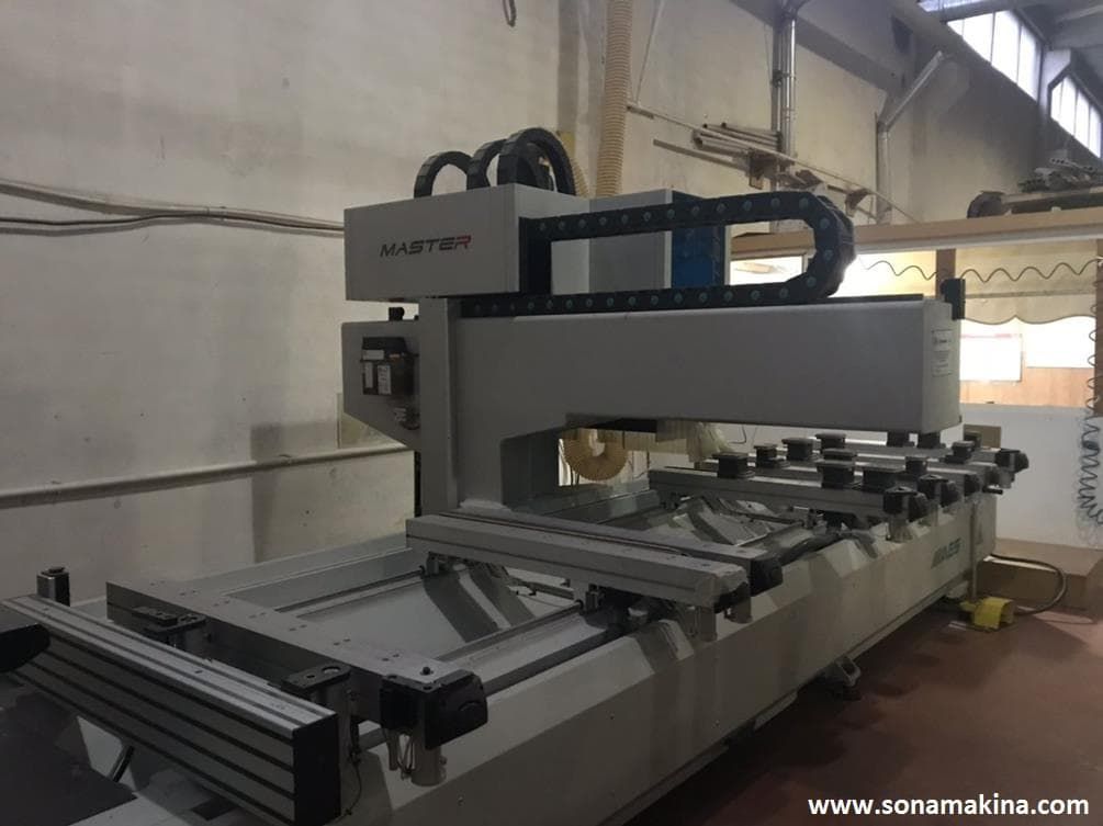 AES VEGA MASTER 1345 CNC (2013) (YATAY FREZELİ+DELİK GRUPLU) İLK EL