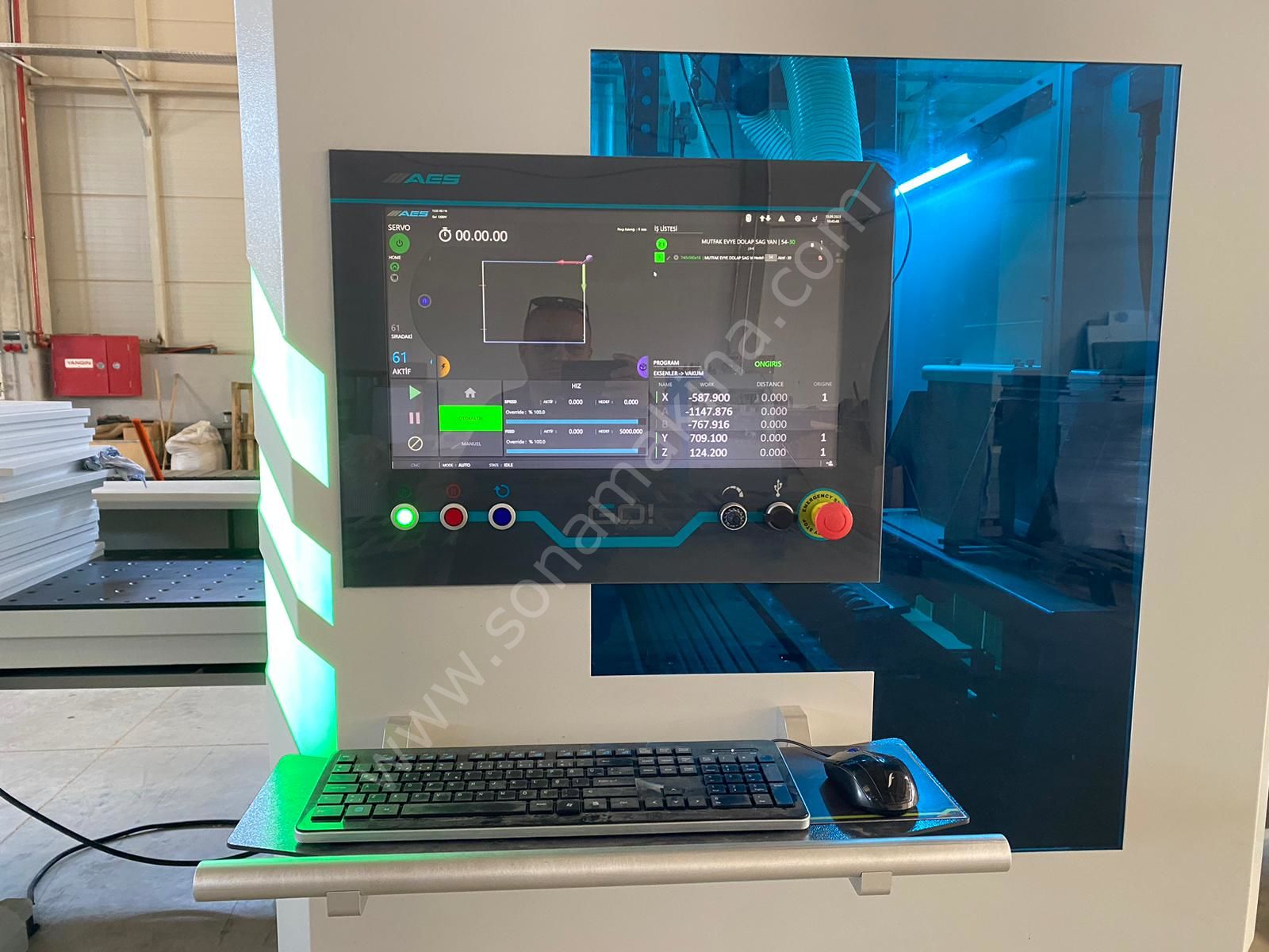 AES Go 1300 M Çoklu Delik Cnc (2021) İLK EL (SIFIR GİBİ)