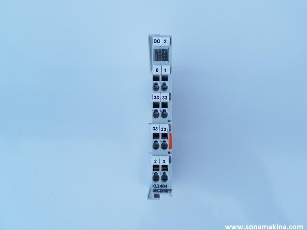BECKHOFF KL 2404 4 KANALLI DİJİTAL ÇIKIŞ TERMİNALİ 24 V DC