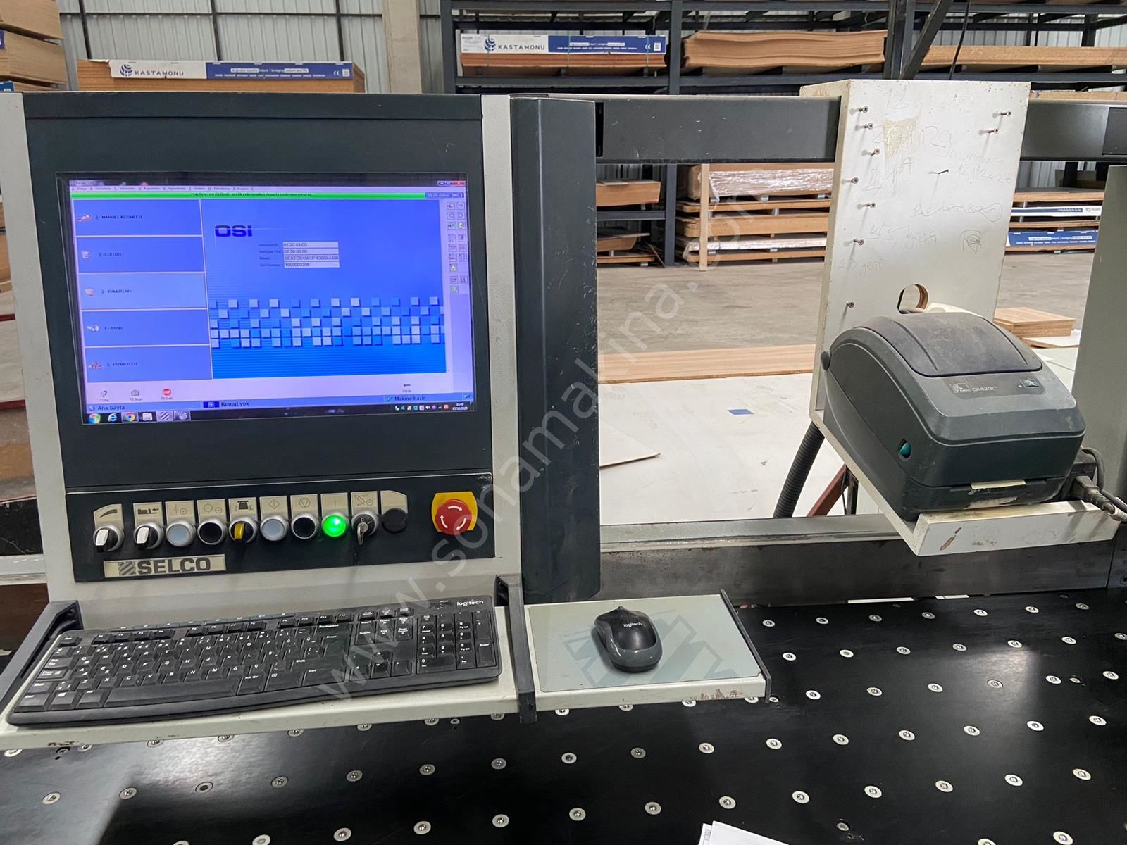Biesse Sektor 450 Twin Pusner Panel Ebatlama Makinesi (2015)