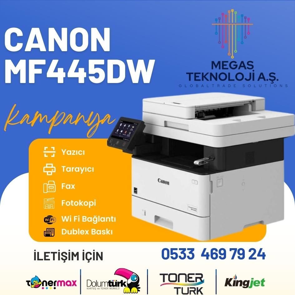 Canon I-Sensys MF445DW Çok Fonksiyonlu Mono Lazer Yazıcı